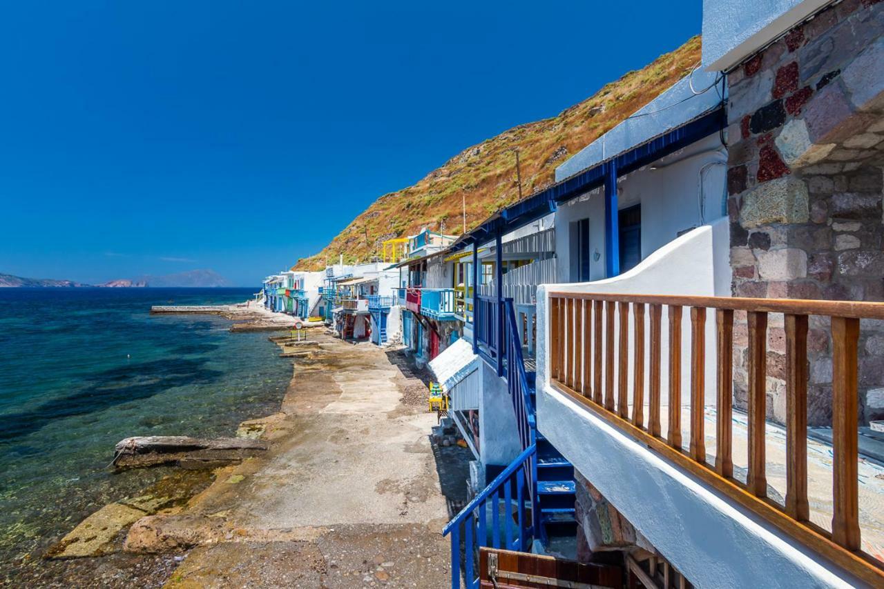 فيلا Neosikos Amazing Beach House In Milos Island Klima  المظهر الخارجي الصورة