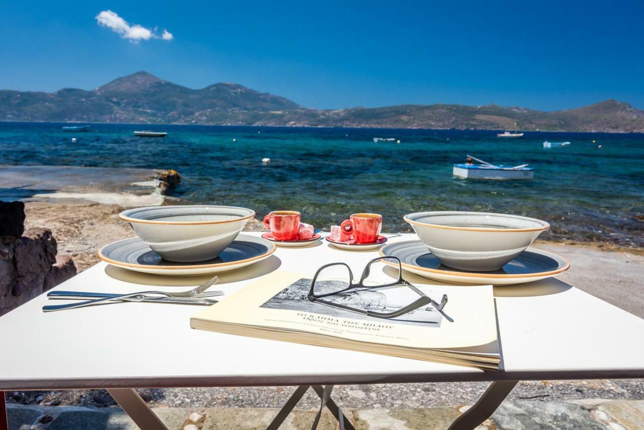فيلا Neosikos Amazing Beach House In Milos Island Klima  المظهر الخارجي الصورة