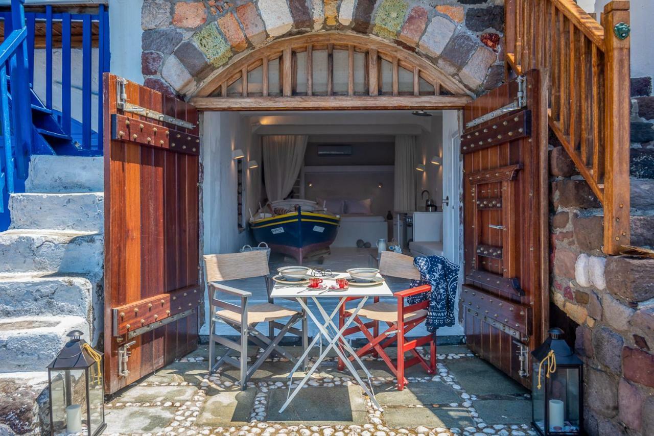 فيلا Neosikos Amazing Beach House In Milos Island Klima  المظهر الخارجي الصورة